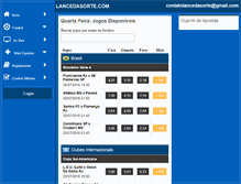 Tablet Screenshot of lancedasorte.com